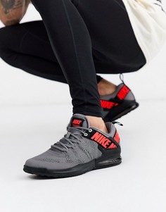 Серые кроссовки Nike Training Zoom Domination TR 2-Серый