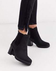 Черные ботинки на массивном каблуке UGG-Черный