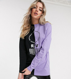 Футболка с длинными рукавами и логотипом Reclaimed Vintage-Мульти