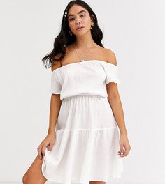 Эксклюзивное белое пляжное платье Glamorous-Белый