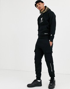 Черные джоггеры карго классического кроя AAPE By A Bathing Ape Tech AAPE-Черный