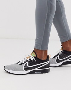 Черные кроссовки Nike Running Air Zoom strike 2-Черный