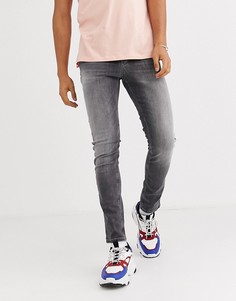 Серые джинсы скинни Tommy Jeans-Серый