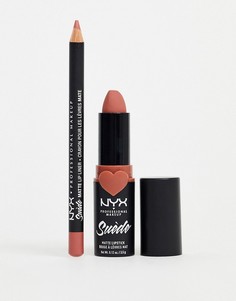 Набор матовых губных помад NYX Professional Makeup - Disco Mix (Brunch Me)-Мульти