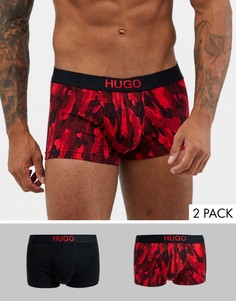 Набор из 2 боксеров-брифов с камуфляжным принтом HUGO bodywear-Черный