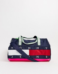 Сумка дафл из переработанных материалов Tommy Jeans-Мульти
