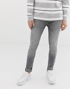 Серые супероблегающие джинсы из органического хлопка Bershka Join Life-Серый