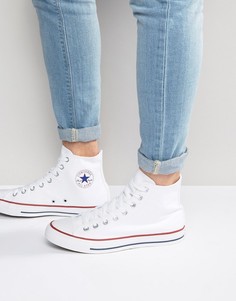 Высокие белые кеды Converse All Star m7650c-Белый