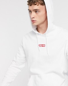 Белый свободный худи с красным логотипом на груди Levis Levis®