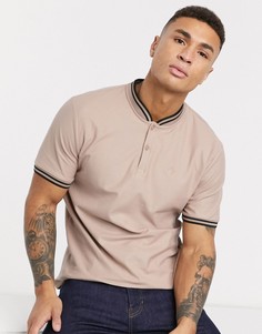 Светло-коричневая бейсбольная футболка River Island-Светло-коричневый