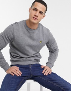 Серый свитшот с круглым вырезом Lyle & Scott