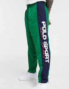 Зеленые джоггеры с полосками Polo Ralph Lauren-Зеленый