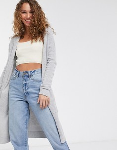 Длинный кардиган Brave Soul-Серый