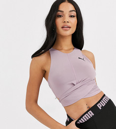 Фиолетовый топ с узлом Puma эксклюзивно для ASOS