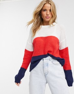 Джемпер в широкую полоску Brave Soul-Мульти