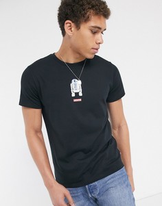 Черная футболка с принтом R2-D2 от Levis x Star Wars-Черный Levis®