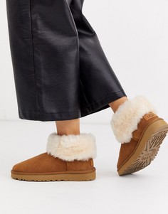 Коричневые ботильоны UGG-Светло-коричневый