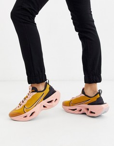 Розово-золотистые кроссовки Nike-Золотой