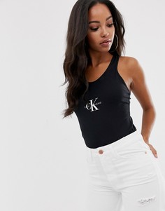 Боди с логотипом Calvin Klein Jeans - reissue-Черный
