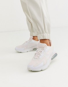 Бело-розовые кроссовки Nike Air Max 200-Белый