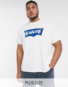Белая футболка с камуфляжным логотипом Levis Big & Tall-Белый Levis®