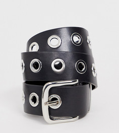 Ремень для джинсов с отделкой эксклюзивно от My Accessories London-Черный