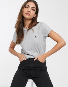 Классическая футболка Polo Ralph Lauren-Серый
