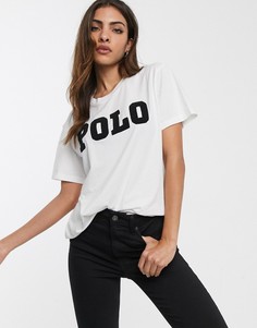 Футболка с логотипом Polo Ralph Lauren-Белый