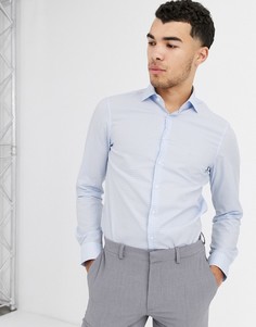 Рубашка из немнущейся ткани в клетку Calvin Klein-Синий