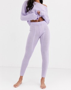 Леггинсы для дома ASOS DESIGN Рremium-Фиолетовый