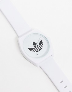 Белые часы с силиконовым ремешком adidas SP1 Process-Белый