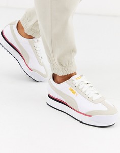 Белые кроссовки Puma Roma Amore-Белый