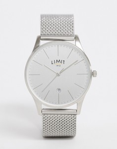 Серебристые часы с сетчатым ремешком Limit-Серебряный