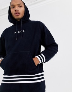 Темно-синий флисовый худи Nicce