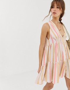 Платье мини Free People Do It Again-Мульти
