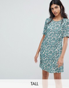 Платье с цветочным принтом Glamorous Tall-Розовый