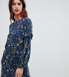 Платье со сплошным цветочным принтом Esprit-Мульти