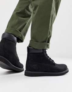 Черные ботинки на танкетке Timberland - 6 дюймов-Черный