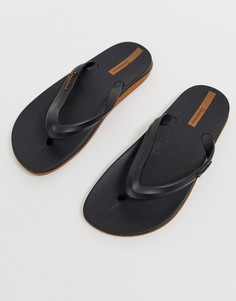 Черные шлепанцы Ipanema anatomic lapa-Черный