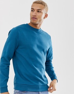 Темно-синий свитшот ASOS DESIGN
