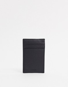 Кожаный кошелек для карт AllSaints-Черный