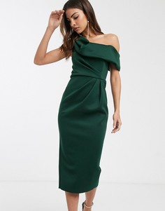 Платье миди ASOS DESIGN-Зеленый