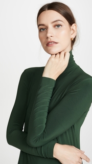 Norma Kamali Turtleneck Swing Dress