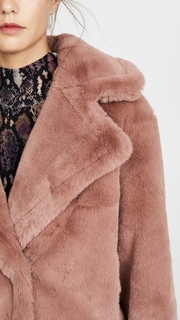 BB Dakota Big Time Plush Faux Fur Jacket