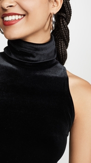 Commando Velvet Sleeveless Turtleneck Bodysuit