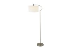 Торшер Arte lamp A2999PN-1SS Белый, серебристый