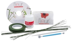 Набор для лепки FLEUR для создания цветов из холодного фарфора "Подснежник"