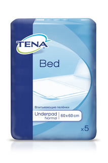 Пеленки Tena Bed Underpad Normal 60 х 60 5 шт.