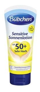 Солнцезащитное молочко bubchen для младенцев, фактор защиты 50+, 100 мл