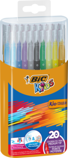 Фломастеры цветные BIC Kids Kid Couleur Бокс х20